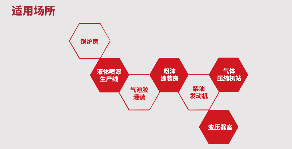 FS10-R火焰探測(cè)器適用場(chǎng)所