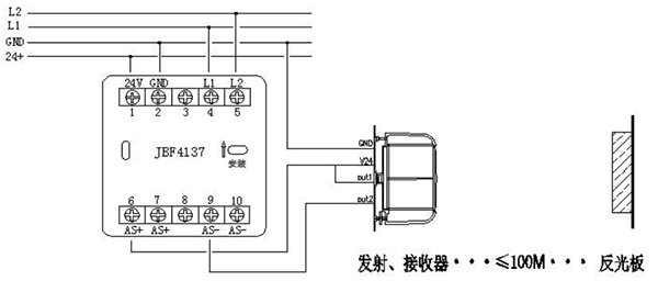 JTY-H-JBF-VDC1382A線型光束感煙火災(zāi)探測(cè)器